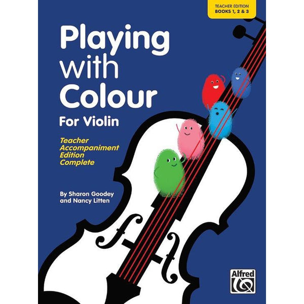 Playing with Colour for Violin - Teacher Book-Sheet Music-Alfred Music-Logans Pianos