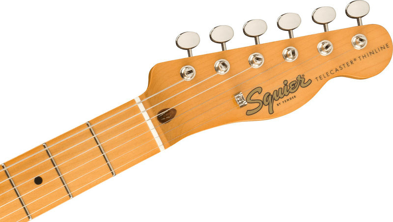 Squier Classic Vibe '60s Telecaster Thinline Electric Guitar-Guitar & Bass-Squier-Natural Mahogany-Logans Pianos