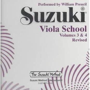 Suzuki Viola School - Volume 4-Sheet Music-Suzuki-Performance/Accompaniment CD (Vols 3 & 4)-Logans Pianos