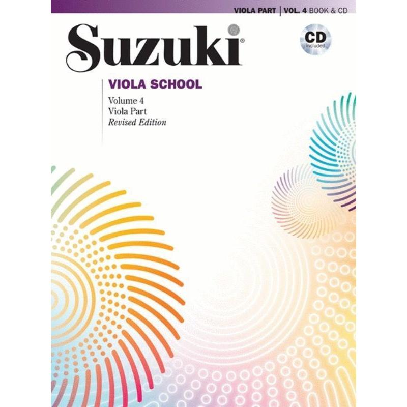 Suzuki Viola School - Volume 4-Sheet Music-Suzuki-Viola Part Book & CD-Logans Pianos