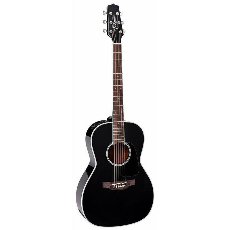 Takamine Custom CP3NY Acoustic Electric Guitar-Guitar & Bass-Takamine-Black-Logans Pianos