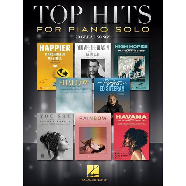 Top Hits for Piano Solo-Sheet Music-Hal Leonard-Logans Pianos